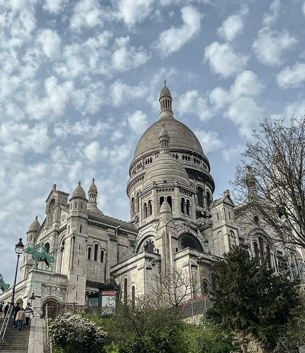 Basilica of Sacré Coeur de Montmartre.