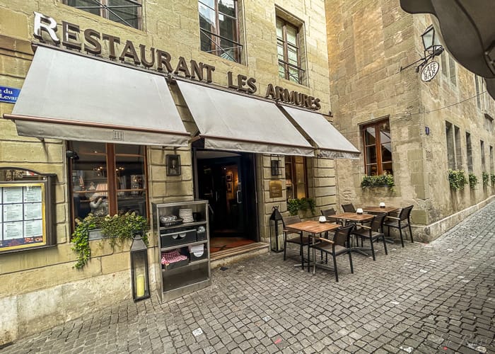 Restaurant Les Armures, Switzerland