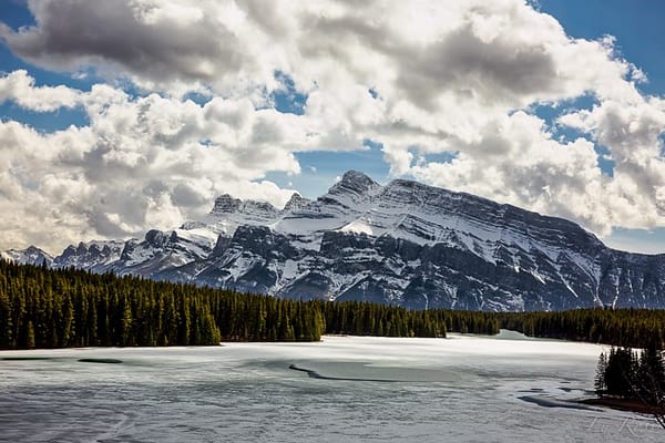 Two Jack Lake, in Banff National Park, Canada