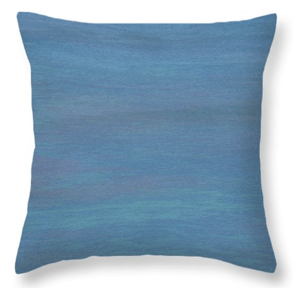 Deep Blue Sea Throw Pillow